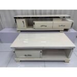 Tv Stand and Coffee Table Set With Storage