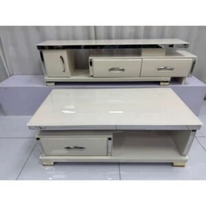 Tv Stand and Coffee Table Set With Storage