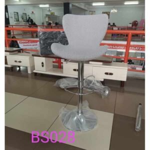 Light Grey Swivel Bar Stool