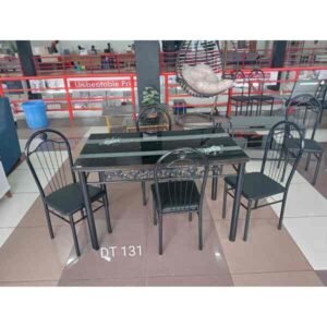 4 Seater Glass Dining Set