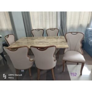 6 Seater Marble Dining Set