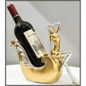 European Luxury Beauty Wine Rack Resin