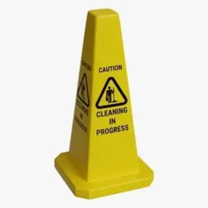 Cleaning in Progress Sign Cone