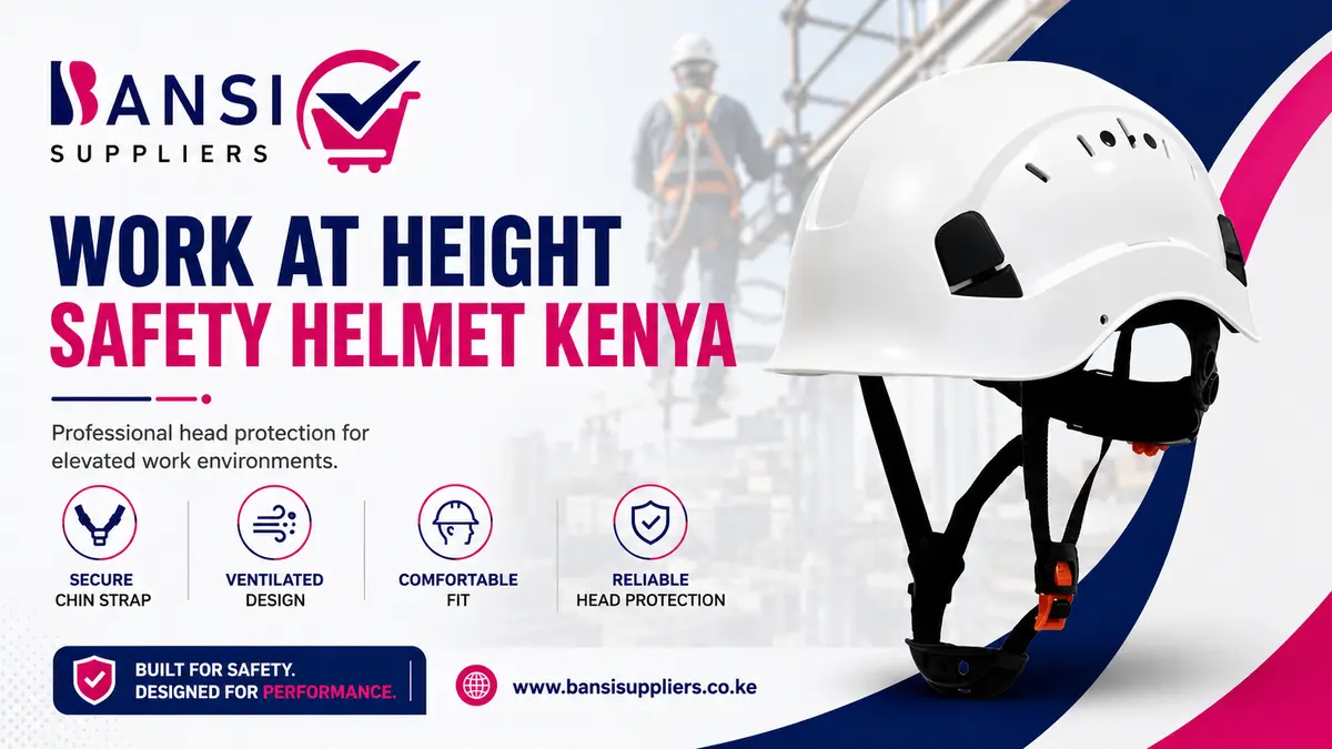 Work at Height Safety Helmet Kenya | Helmets with Chin Strap
