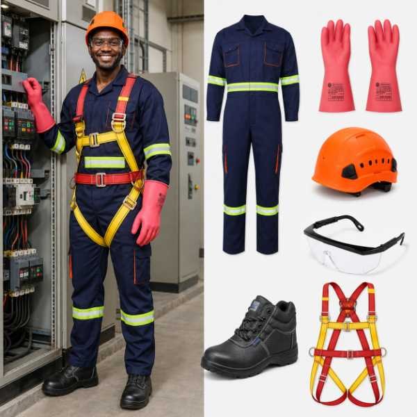 Electrical Technician PPE Kit supplied by Bansi Suppliers Kenya