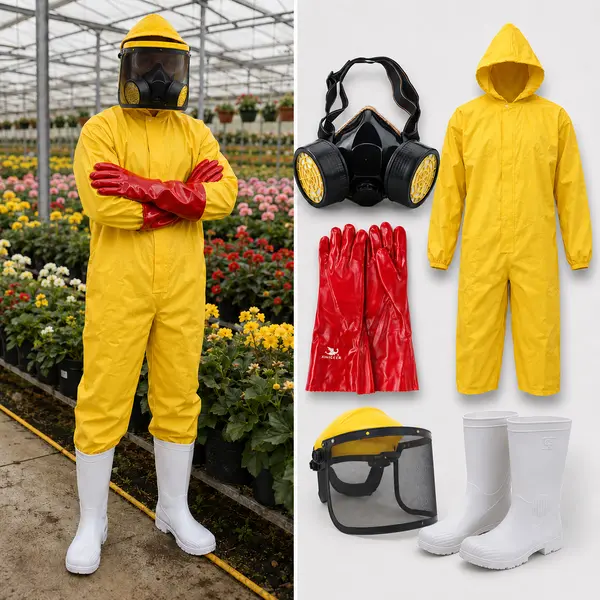 Complete flower farm PPE kit supplied by Bansi Suppliers Kenya