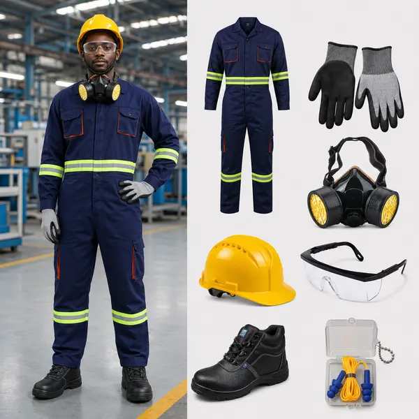 Oil, Gas and Fuel Station PPE Kit supplied by Bansi Suppliers Kenya