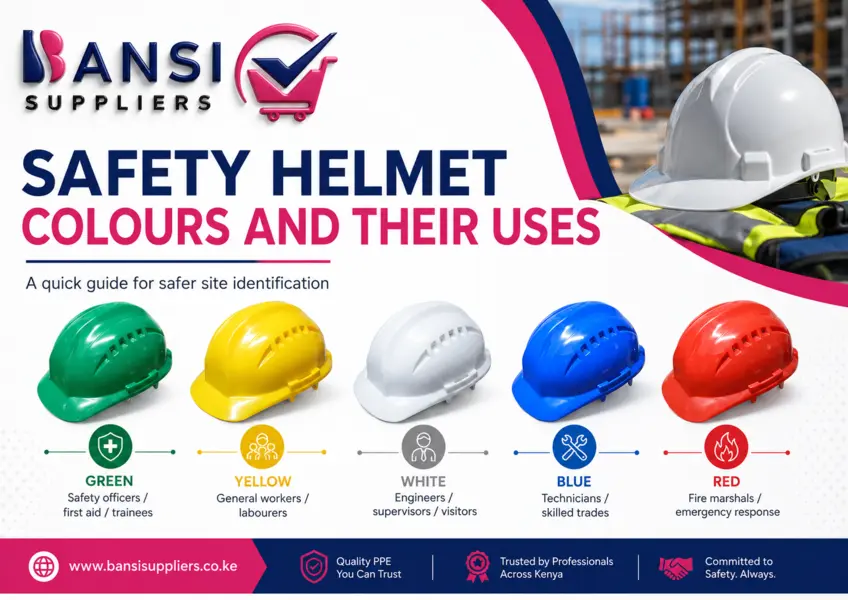 Safety Helmet Colours and Their Uses in Kenya