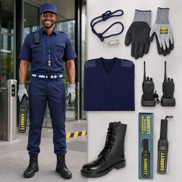 Security Guard PPE Kit supplied by Bansi Suppliers Kenya