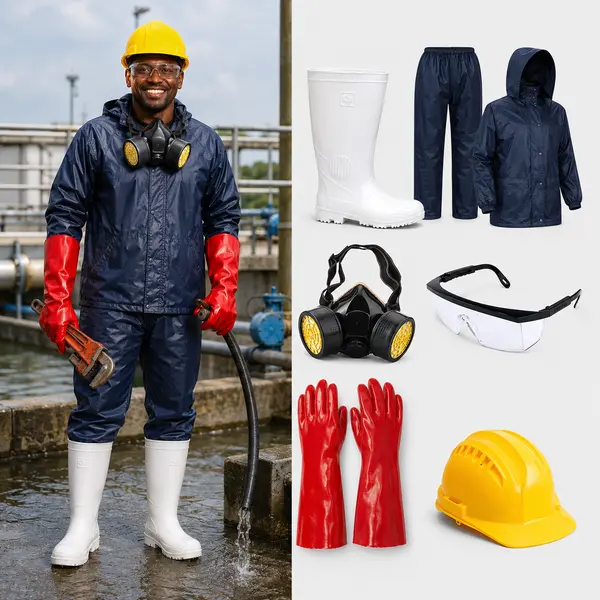 Water, Sewer and Plumbing PPE Kit supplied by Bansi Suppliers Kenya