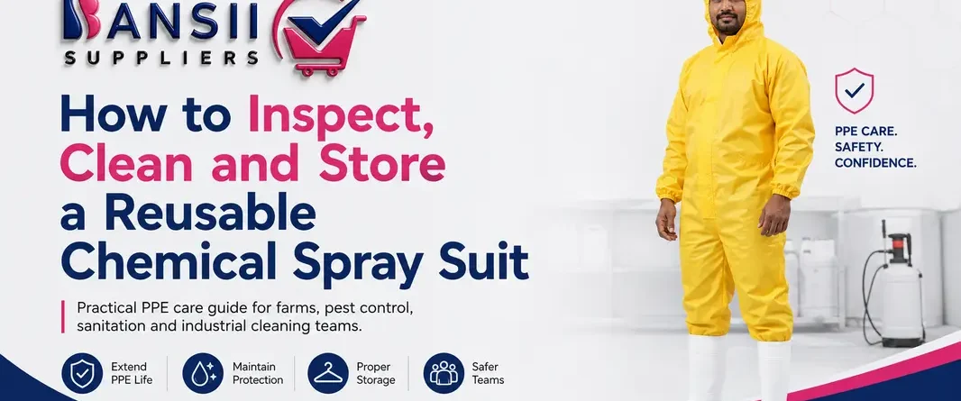 How to Inspect, Clean and Store a Reusable Chemical Spray Suit