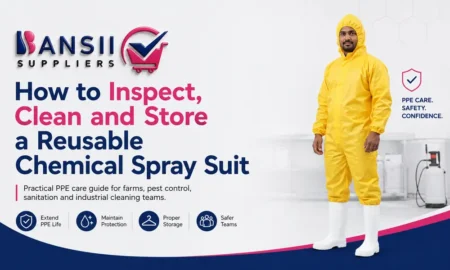 How to Inspect, Clean and Store a Reusable Chemical Spray Suit