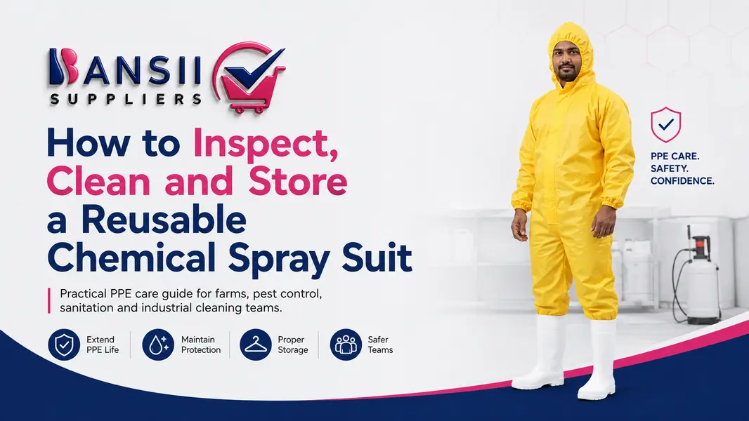 How to Inspect, Clean and Store a Reusable Chemical Spray Suit